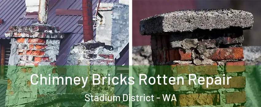 Chimney Bricks Rotten Repair Stadium District - WA