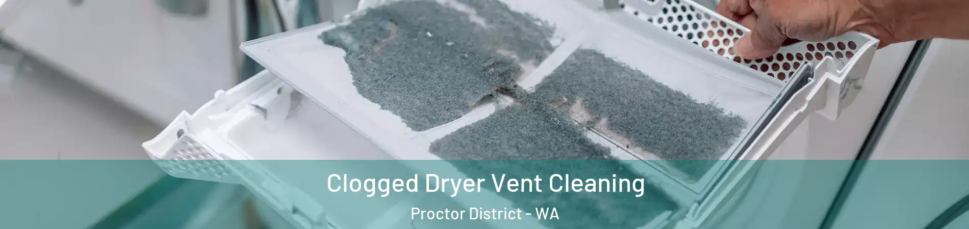 Clogged Dryer Vent Cleaning Proctor District - WA