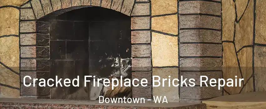 Cracked Fireplace Bricks Repair Downtown - WA