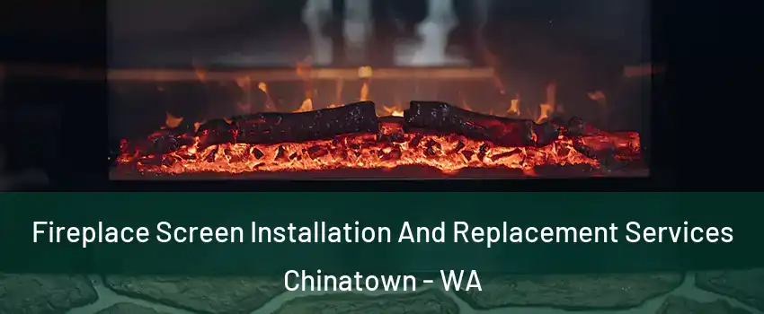 Fireplace Screen Installation And Replacement Services Chinatown - WA