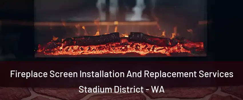 Fireplace Screen Installation And Replacement Services Stadium District - WA