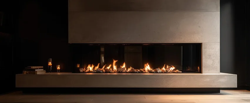 Gas Fireplace Ember Bed Design Services in Old Tacoma, Washington