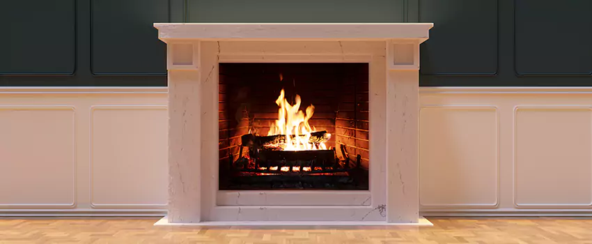 Open Flame Wood-Burning Fireplace Installation Services in Old Tacoma, Washington