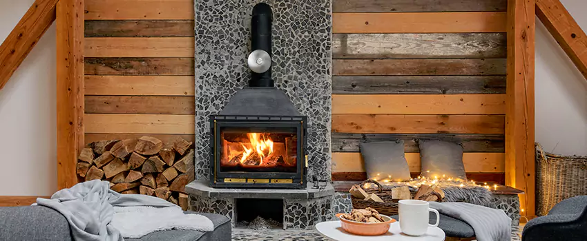 Thelin Hearth Products Direct Vent Gas Stove Fireplace Inspection in North Slope, Washington