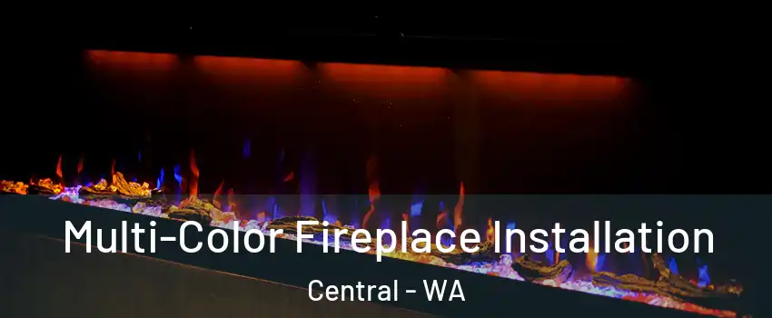 Multi-Color Fireplace Installation Central - WA