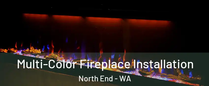 Multi-Color Fireplace Installation North End - WA