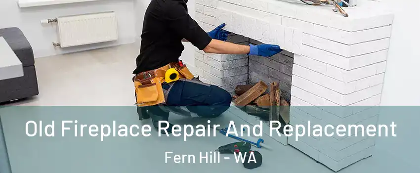 Old Fireplace Repair And Replacement Fern Hill - WA