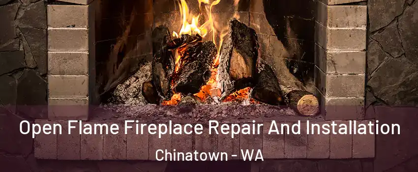 Open Flame Fireplace Repair And Installation Chinatown - WA