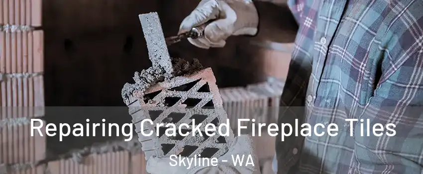 Repairing Cracked Fireplace Tiles Skyline - WA